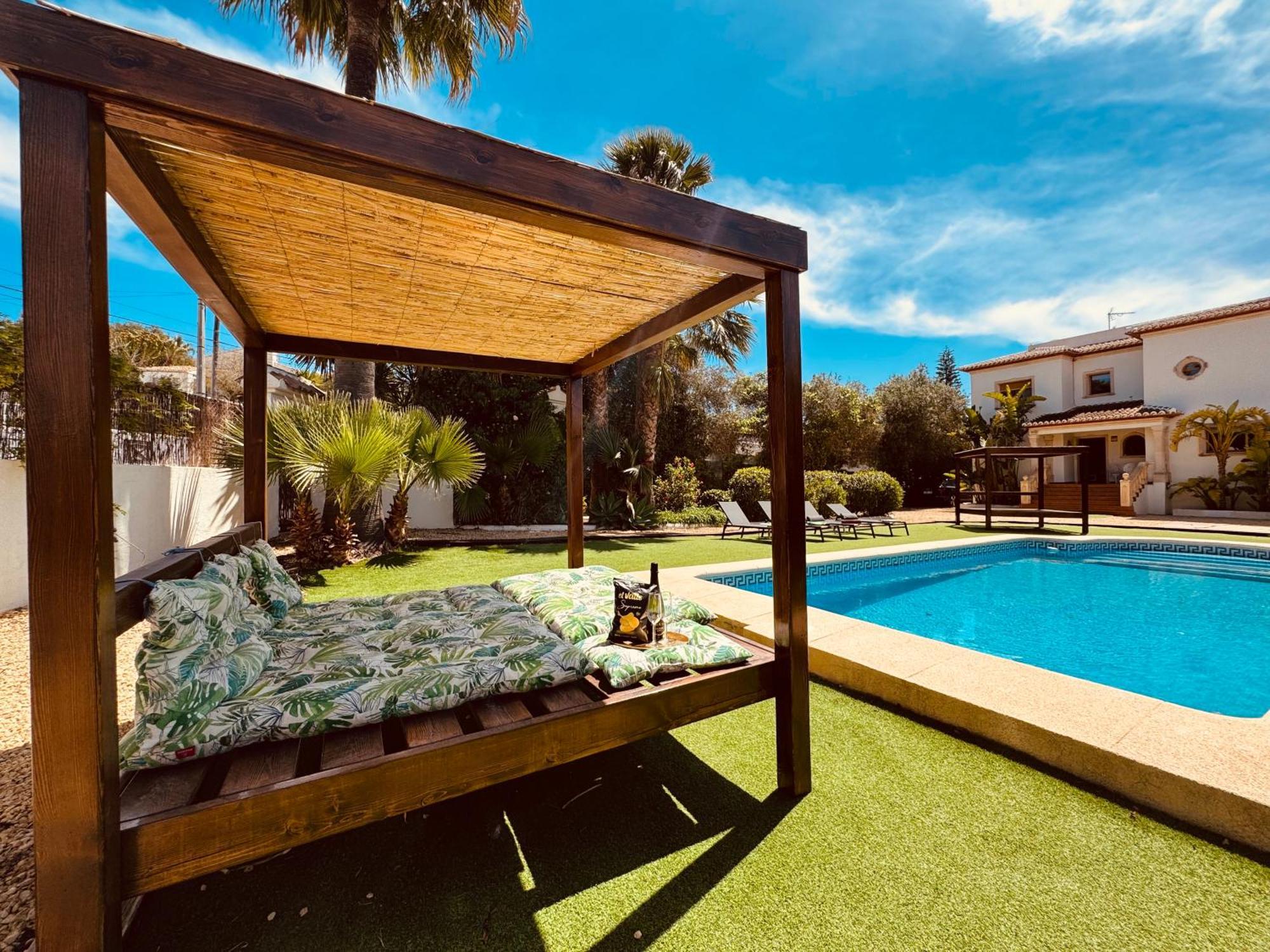 Javea Dream Luxury Villa With Pool, Lounge, Bbq, Airco, Wifi Balcon del Mar Bagian luar foto