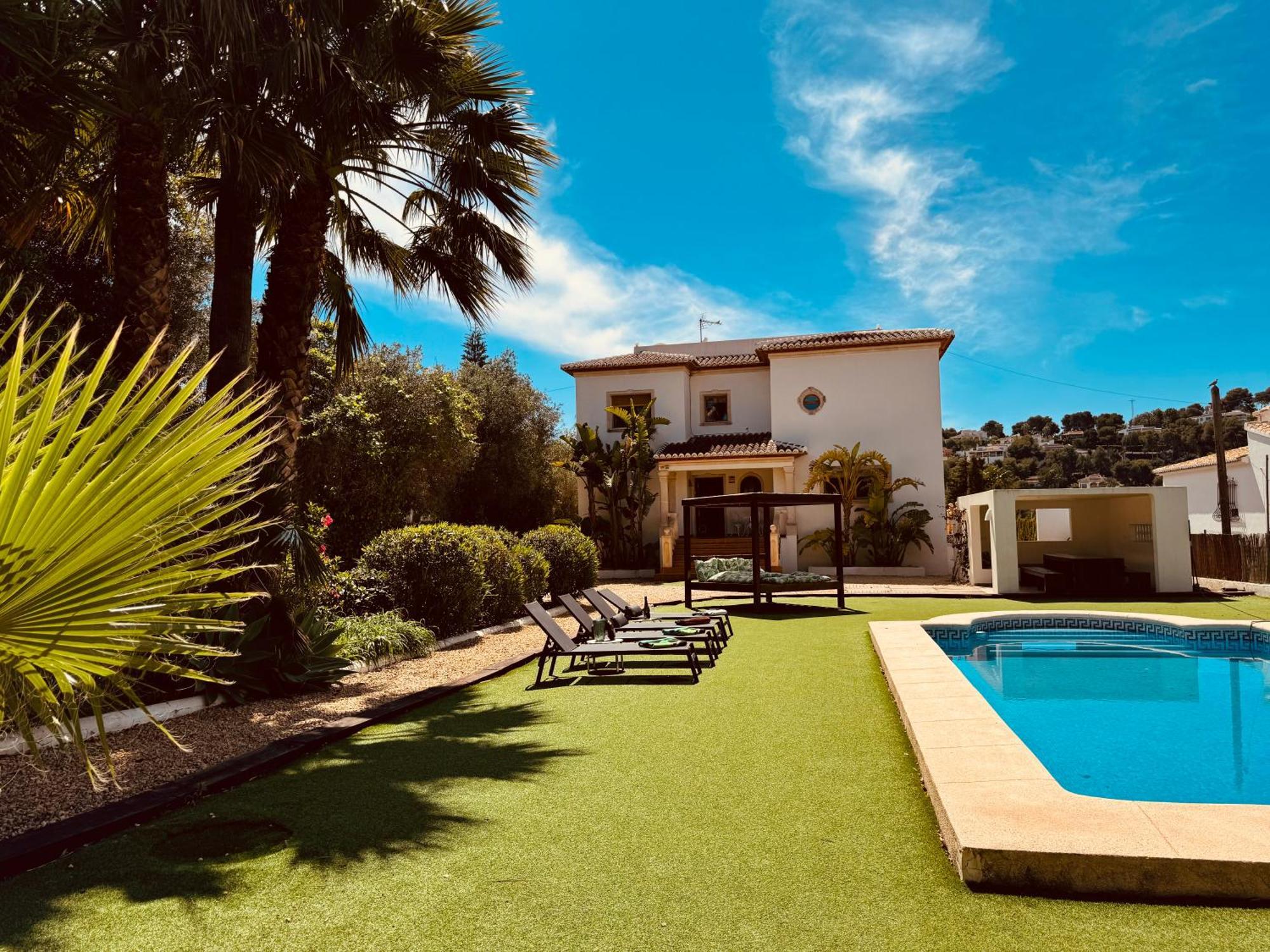 Javea Dream Luxury Villa With Pool, Lounge, Bbq, Airco, Wifi Balcon del Mar Bagian luar foto