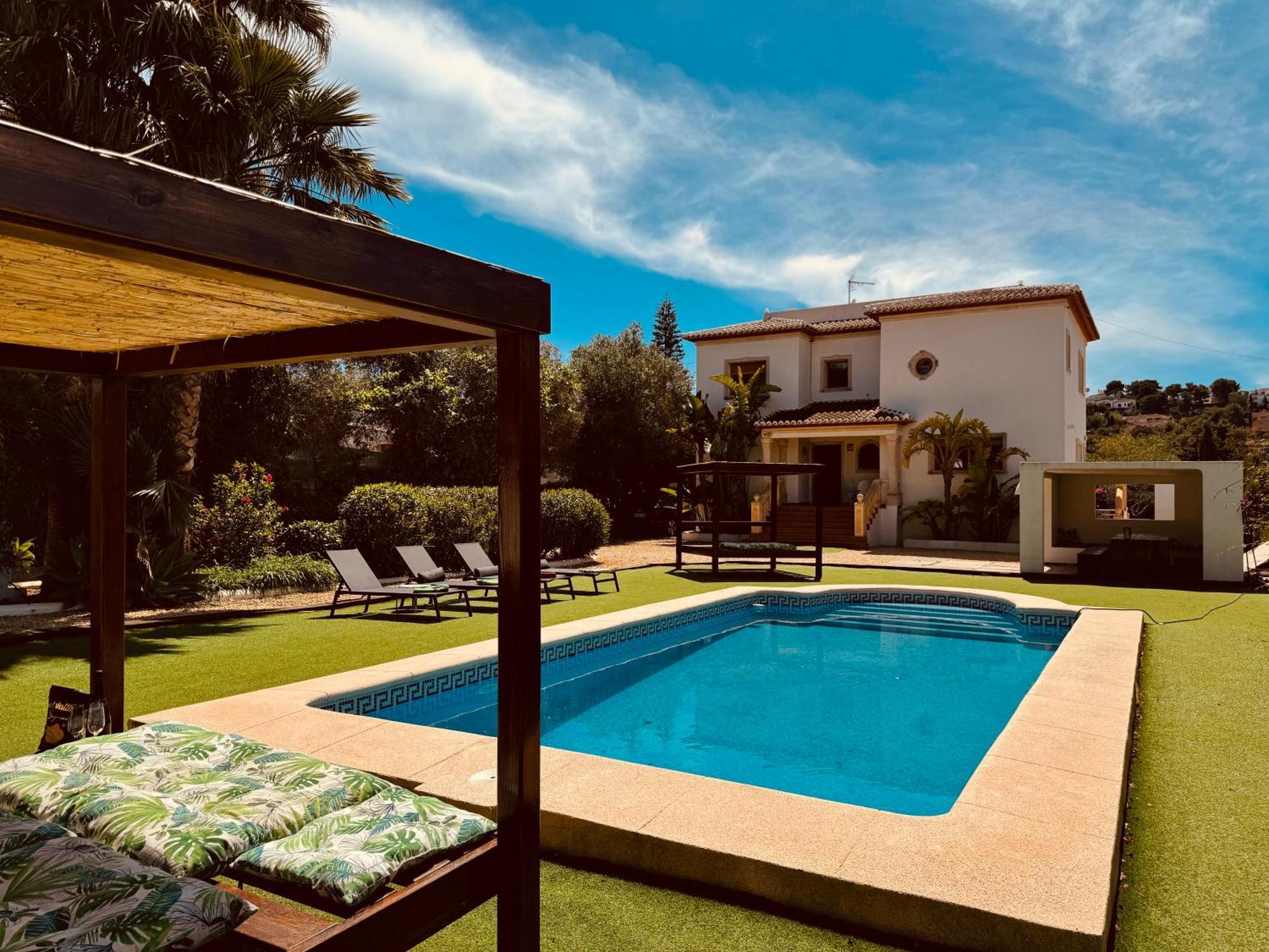 Javea Dream Luxury Villa With Pool, Lounge, Bbq, Airco, Wifi Balcon del Mar Bagian luar foto